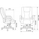 Офисное кресло Бюрократ T-9925WALNUT (черный)