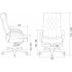 Офисное кресло Бюрократ T-9928WALNUT (черный)
