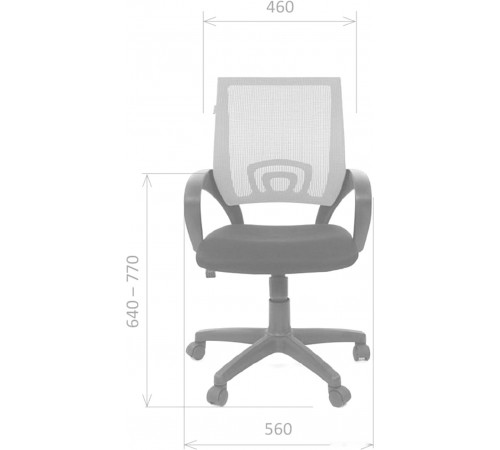 Офисное кресло Chairman 696 black TW-01 (черный)