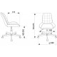 Офисное кресло Бюрократ CH-350M (черный)