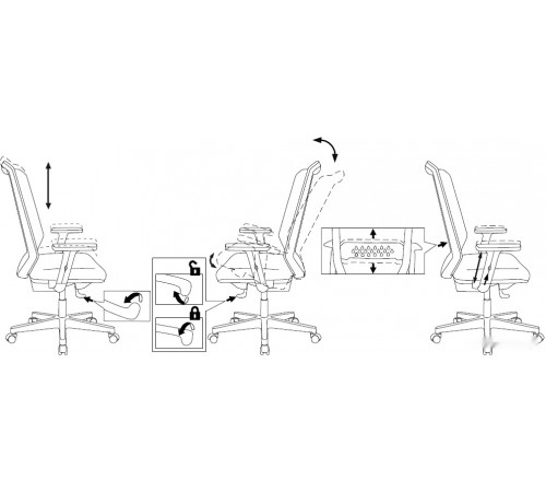 Офисное кресло Бюрократ MC-611N TW-01 38-418 (черный)