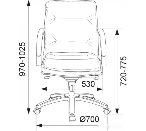 Офисное кресло Бюрократ T-9927SL-LOW (слоновая кость)