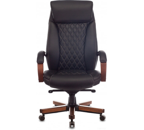 Офисное кресло Бюрократ T-9924WALNUT (черный)