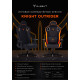 Офисное кресло Knight Outrider (черный/красный)