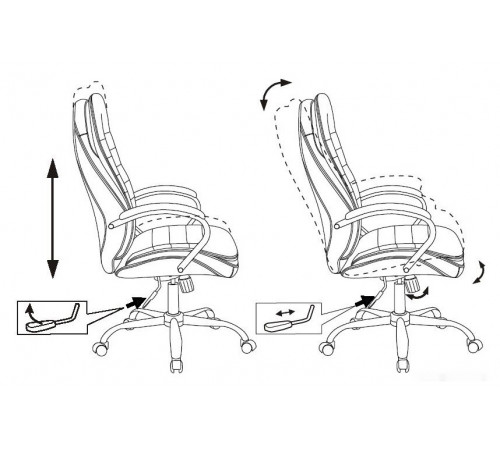 Офисное кресло Бюрократ T-9950SL Fabric (серый Alfa 44)