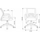 Офисное кресло Бюрократ CH-W695NLT (розовый)