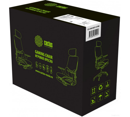 Офисное кресло Cactus CS-CHR-MC01-BK (черный)