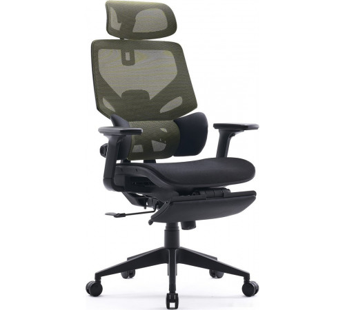 Офисное кресло Cactus CS-CHR-MC01-BK (черный/салатовый)