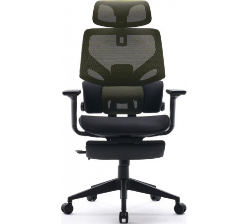 Офисное кресло Cactus CS-CHR-MC01-BK (черный/салатовый)
