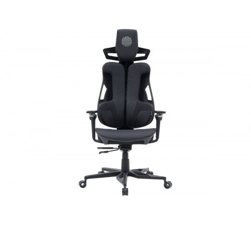 Офисное кресло Cactus CS-CHR-DUO-BBK (черный кожзам)
