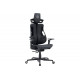 Офисное кресло Cactus CS-CHR-DUO-BBK (черный кожзам)