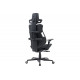 Офисное кресло Cactus CS-CHR-DUO-BBK (черный кожзам)