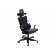 Офисное кресло Cactus CS-CHR-DUO-BBK (черный кожзам)