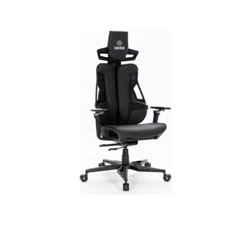 Офисное кресло Cactus CS-CHR-DUO-BBK (черный кожзам)