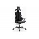 Офисное кресло Cactus CS-CHR-DUO-BBK (черный кожзам)
