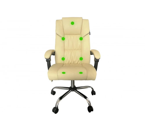 Офисное кресло Cactus CS-CHR-OC04M-WT (слоновая кость)