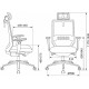 Офисное кресло Бюрократ MC-612N-H/B/418B (черный)
