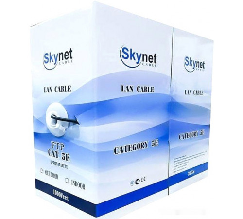 Кабель Skynet Cable CSL-UTP-4-CU (305 м, серый)