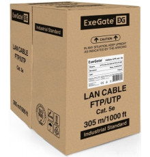 Кабель Exegate UTP4-C5e-CU-S25-IN-PVC-GY-305 UTP