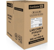 Кабель Exegate UTP4-C5e-CCA-S24-OUT-PE-BK-305 UTP