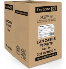 Кабель Exegate UTP4-C5e-CCA-S24-OUT-PE-BK-305 UTP