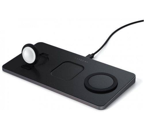 Беспроводное зарядное Satechi Trio Wireless Charging Pad