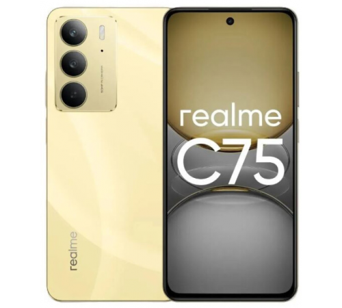 Телефон Realme C75 8GB/256GB (золотистый)