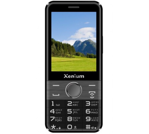 Телефон Xenium X800 (черный/серый)