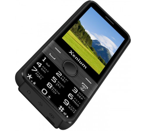 Телефон Xenium X800 (черный/серый)