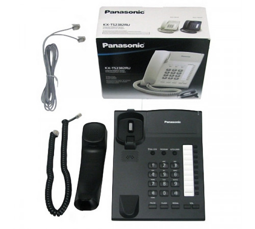 Проводной телефон Panasonic KX-TS2382 B