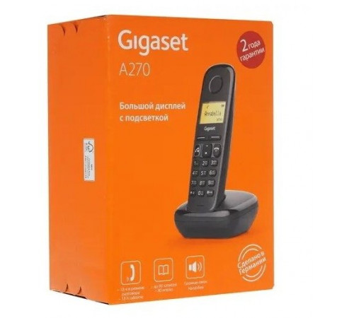 Радиотелефон Gigaset A270 (черный)