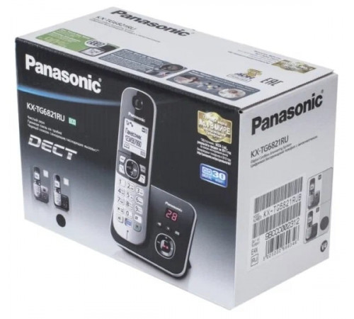 Радиотелефон Panasonic KX-TG6821RUB