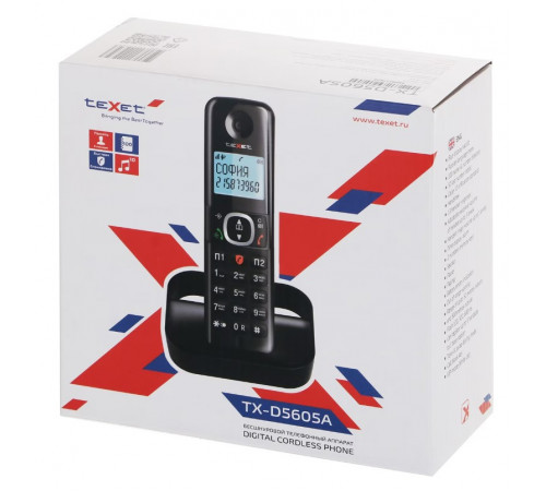 Радиотелефон TeXet TX-D5605A (черный)