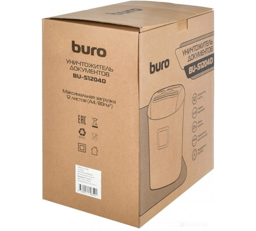 Шредер Buro Office BU-S1204D