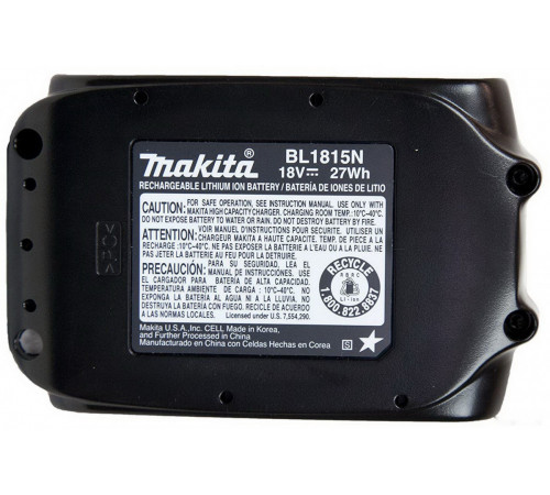 Аккумулятор для инструмента Makita BL1815N (18В/1.5 Ah)