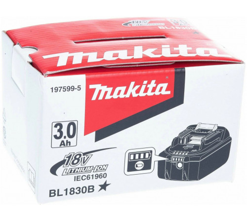 Аккумулятор для инструмента Makita BL1830B (18В/3 а*ч)