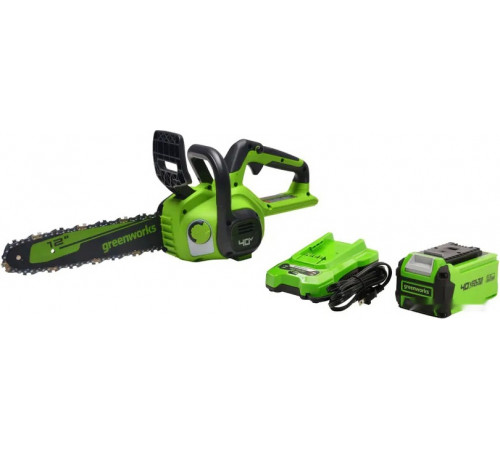 Аккумуляторная пила Greenworks G40CS30IIK4 2007807UB (с 1-им АКБ 4 Ач)