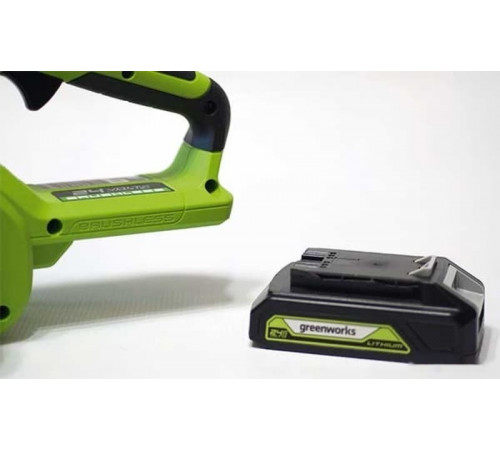 Аккумуляторная пила Greenworks GD24CS30K2 2007007UA (с 1-м АКБ 2 Ач)