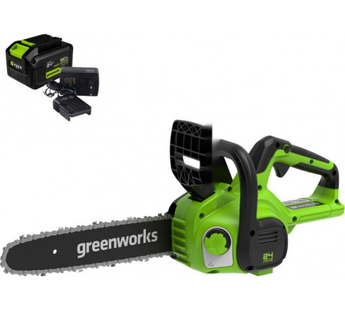 Аккумуляторная пила Greenworks G24CS25K8 2007707UH (с 1-им АКБ 8 Ач)