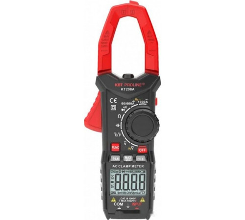 Токоизмерительные цифровые клещи КВТ KT208A