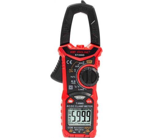 Токоизмерительные цифровые клещи КВТ Proline KT206D