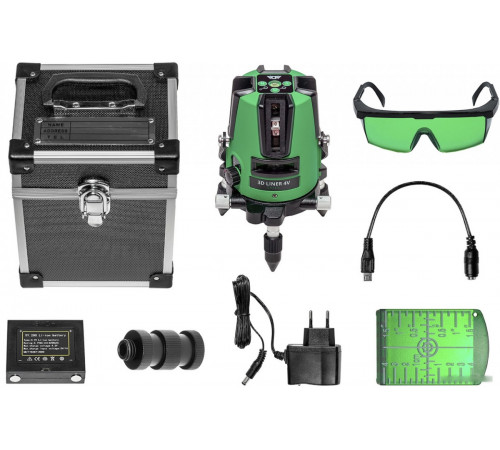 Лазерный нивелир ADA Instruments 3D Liner 4V Green
