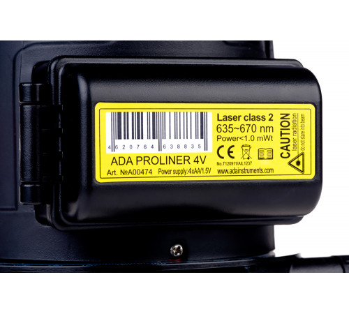 Призменный нивелир ADA Instruments PROLiner 4V