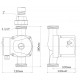 Циркуляционный насос Aquario AC 256-180