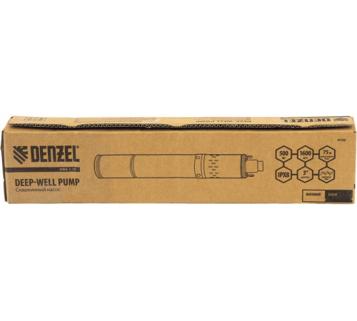 Скважинный насос Denzel DWS-3-75