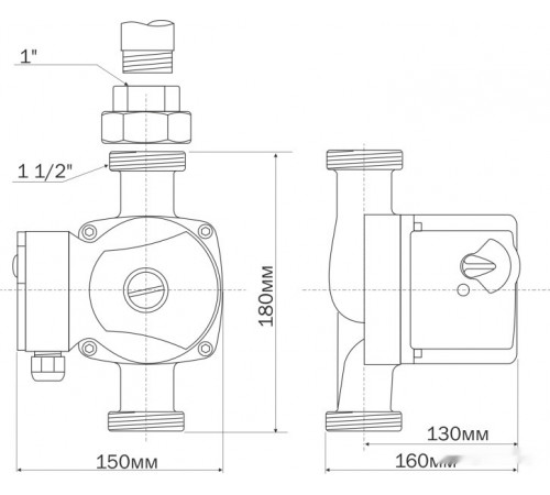 Циркуляционный насос Aquario AC 258-180