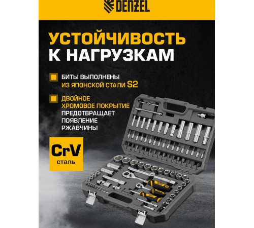 Универсальный набор инструментов Denzel 15813 (94 предмета)