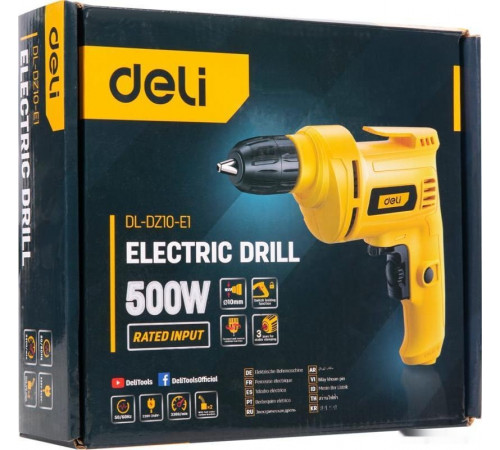 Безударная дрель Deli DL-DZ10-E1 102957