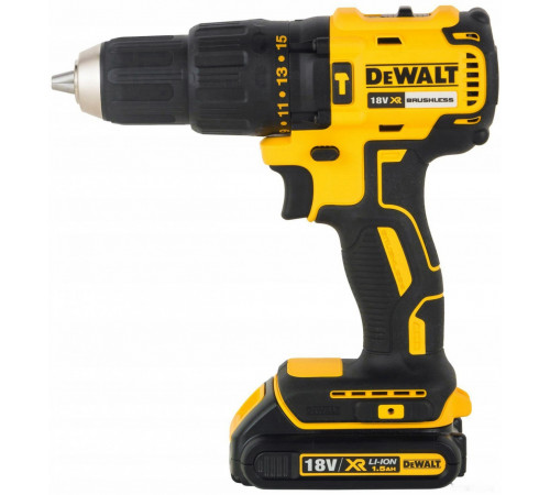 Ударная дрель-шуруповерт DeWALT DCD778D2T-QW (с 2-мя АКБ, кейс)