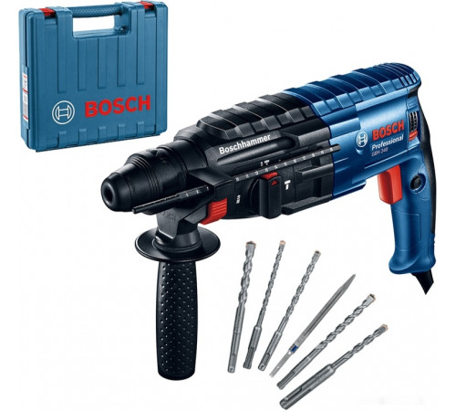 Перфоратор Bosch GBH 240 Professional 0611272102 (кейс, набор оснастки)